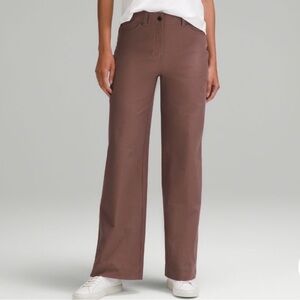 Lululemon Athletica Chocolate Wide-Leg Pants